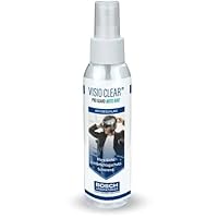 VisioClear® | 1x 100 ml Visier-Reiniger für Motorradhelme, inkl. Antibeschlag - Spray mit handlichem Sprühaufsatz – entfernt Schmutz & verhindert Beschlagen, reinigt streifen- und schlierfrei