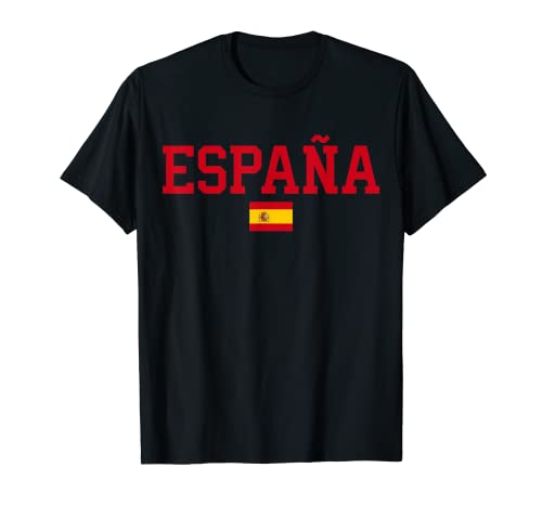 Camiseta España Mujer Hombre Niños Bandera España Camiseta
