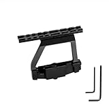 PRISM PIONT QD Locks Side mounting Rails ak Scope Mounts Bases，for Scopes and Red Green Dot Scopes (Black)