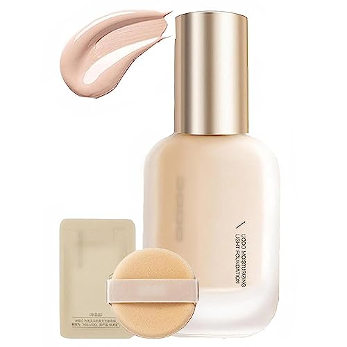 UO-DO - Base hidratante ligera y mate de larga duración, hidratante, impermeable, ligera, duradera, para todo tipo de piel (hidratante, C01 natural)