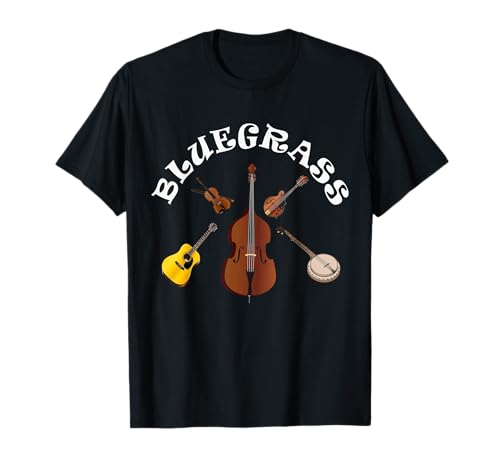 Festival de música Mando Banjo, bajista y violín de Bluegrass Band Camiseta