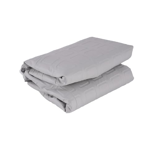 BAOSHISHAN 水冷マットのみ 冷水循環マット 冷却マットレス 160*70cm ひんやり敷きパッド 水が流れる アイスマット 冷感マットレス ペット用 (グレー, シングル)