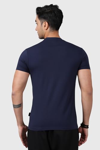 Image of Men's Crew Neck Slim Fit Gym Sports T-Shirt
