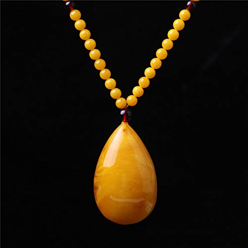 EASTCODE Natural Blood Bolt Brace Widening Thicken Wax Wine Red Bracelet with Certificate Women's Bracelets Beeswax Amber Pendant Necklace