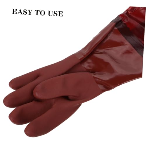 Guantes largos de jardinería impermeables que evitan salpicaduras en codos 3