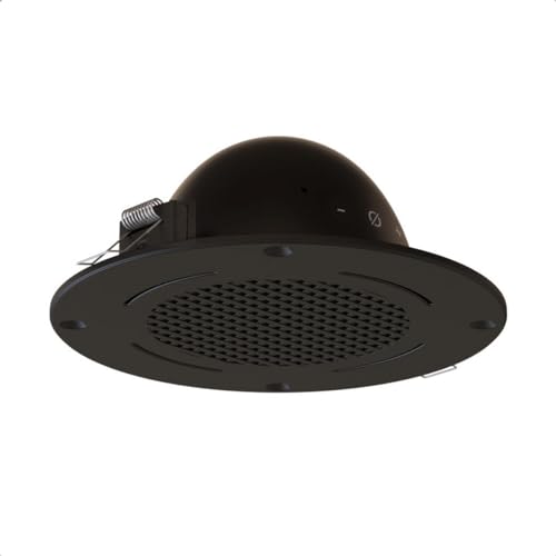 Suporte Redondo de Embutir para Alexa Echo Pop, Antifurto Gradeado e Aparafusado, Ideal para Ambient
