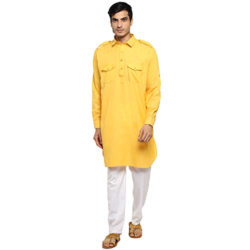 Kurta Pathani Royal Kurta en coton de qualité supérieure pour homme taille 40