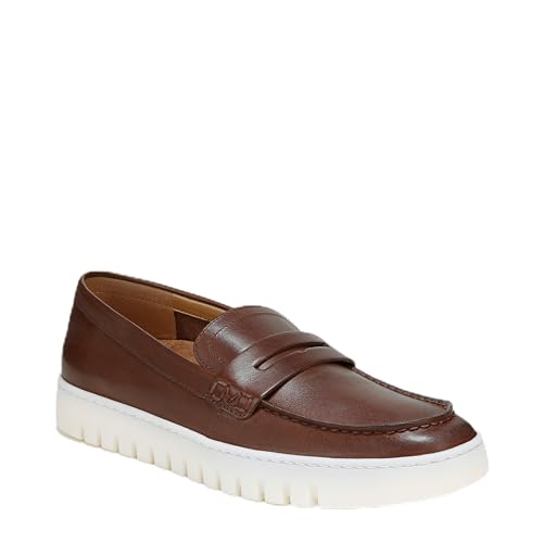 Vionic Men's M Uptown Loafer, Coffee Leather, 11 Wide
