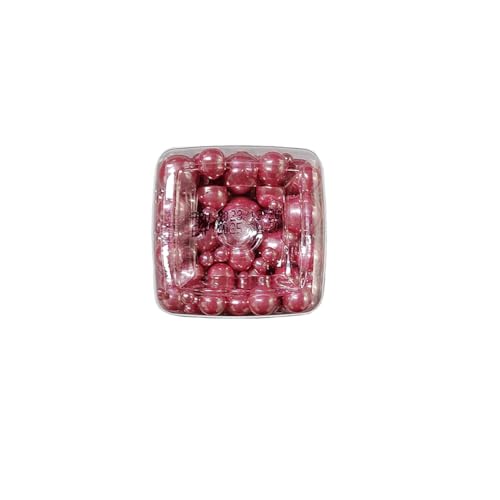 Image of Edible Rose Gold Sugar Pearls Candy Sprinkles 120G / 4.23Ounce Baking Cake Sprinkles Cupcake and Cake Topper Cookie Decorations Wedding Party Valentines Halloween Christmas Supplies