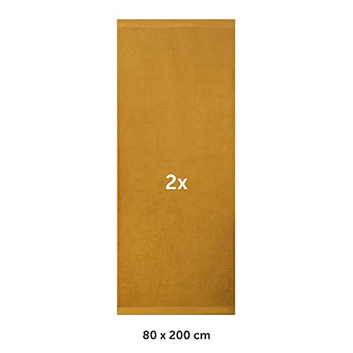 Blumtal Premium Frottier Handtücher Set 2 teilig 100% Baumwolle - Oeko-TEX zertifiziertes Towel 2X (50x100 cm) - Ultra saugstarkes Frottier… – Ansicht 2