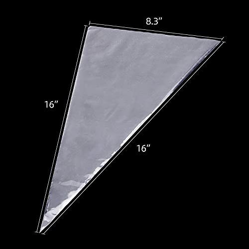 Piping Bags Disposable 16 Inch 100 Pcs Icing Piping Bags Pastry Bags Icing Bags Frosting Bags For Cake Cookies Decorating #TOP4