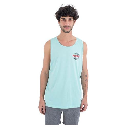 T-shirt sans manches Hurley Evd Mai Tai idéal pour la plage