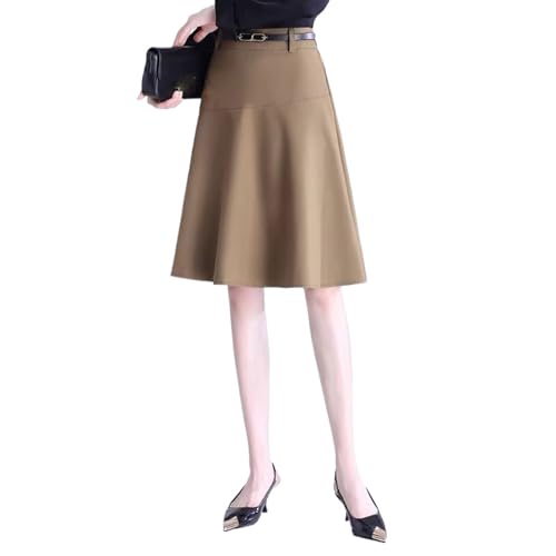 Jupe de costume fluide taille haute résolvant l'inconfort des vêtements de travail