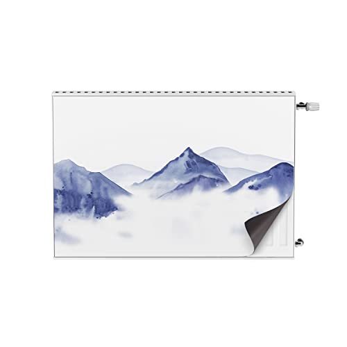 Chauffage inesthétique ? Solution panneau magnétique radiateur paysage montagne