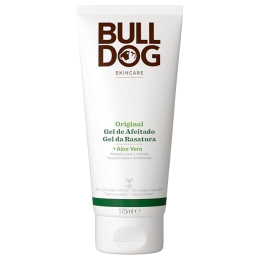 Bulldog Skincare For Men Original Gel De Afeitar, Varios, 175 ml (Paquete De 1)