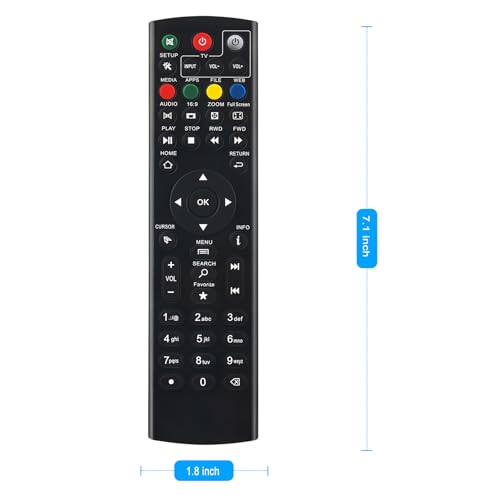 Télécommande Zoomtak Media Box U Pro T8 T8 Plus et K3 V Plus