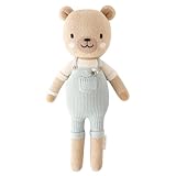 Picture of cuddle + kind Charlie The Honey Bear Regular 20" Hand-Knit Doll – 1 Doll = 10 Meals, Fair Trade, Heirloom Quality, Handcrafted in Peru, 100% Cotton Yarn