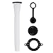 ORANDESIGNE Gas Can Spout 5 Gal Replacement Old Style Fuel Can Nozzle Kit with Screw Cap Collar Stopper Cap Gaskets Rear Vent Cap for Some Container Likes Gott Essence RotopaX (6)