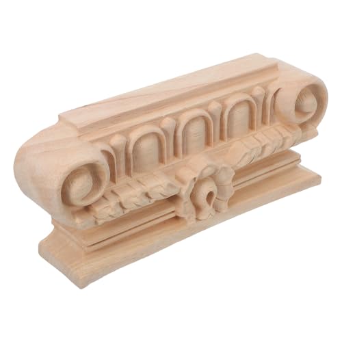Support de colonne bois sculpté Healeved chapiteau pour rénovation