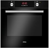 Amica EBX 943 610 SM Backofen / Matt-Schwarz / 77 Liter Garraum / 9 Funktionen (z. B. Umluft, Ober-/Unterhitze) / Timer / Teleskopauszug