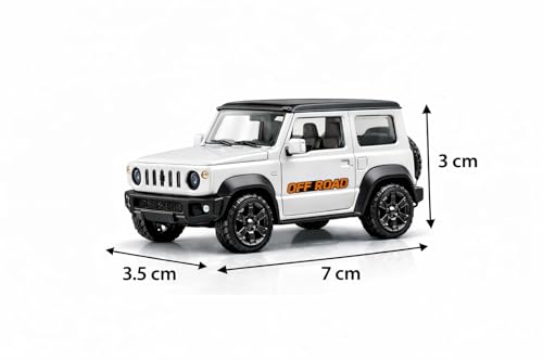 Image of Jimny Die-Cast Toy Car 1:64 Scale Off Road Vehicle - Metal Mini SUV Model | Smooth Rolling Wheels | Diecast Car for Kids & Collectors (Jimny Mini SUV - 1:64 Scale)
