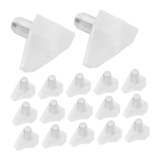 Vaguelly 100 piezas Clavijas Soporte Estante Duradero Alta Resistencia para Armarios Estanterías Muebles Soportes para Baldas Repuesto para Valdas y Gabinetes