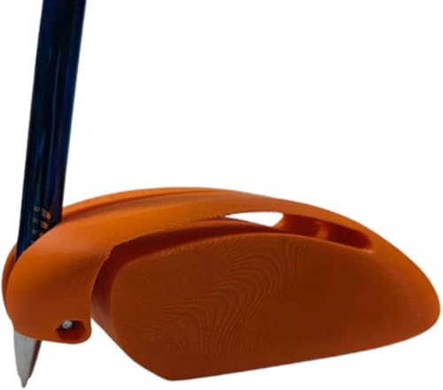 jiejack Schreib-& Zeichenhilfe für Mobilitätseingeschränkte - stabilisierende Fingerhalterung beidhändig rutschfest & verstellbar ideal bei Parkinson/Arthritis (Orange)