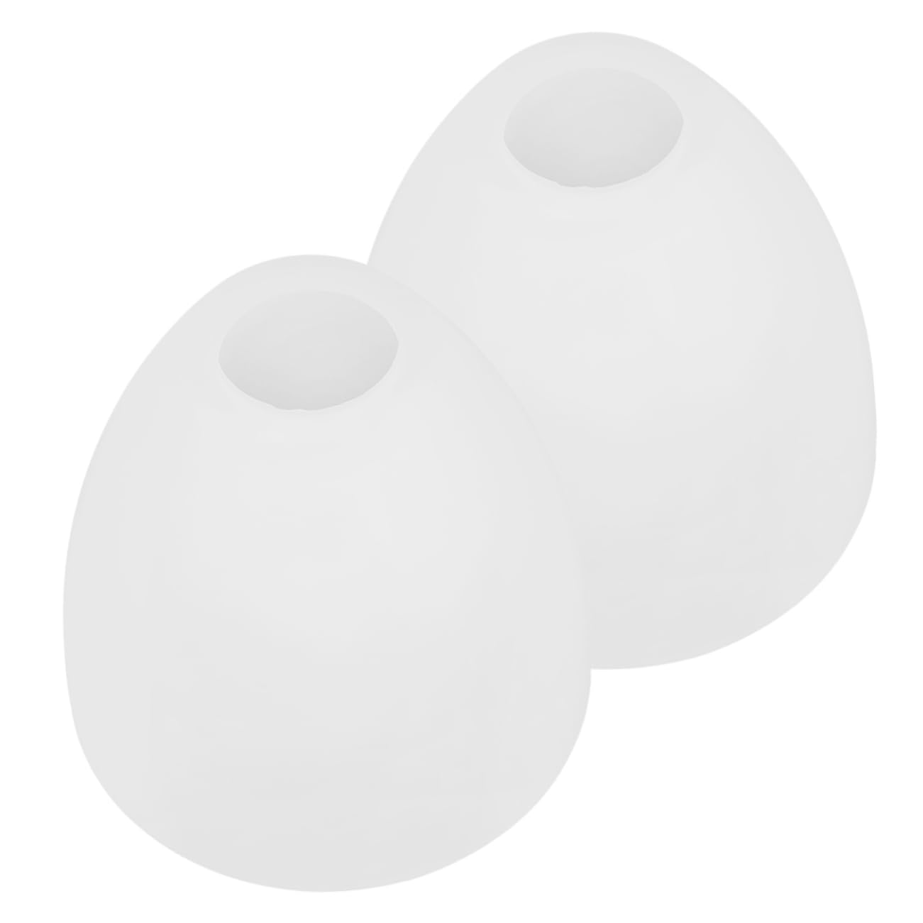 Lot de 2 Abat-jour en Verre Dépoli E27, pour Lustre