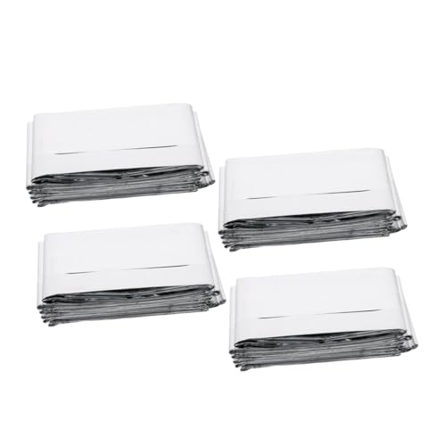 GOOHOCHY 4pcs Insulation Emergency Blanket Survival Warm Blankets Camping Blankets Survival Sleeping Blankets Emergency Blanket Emergency Lightweight Thermal Blankets Camping Hiking Blanket