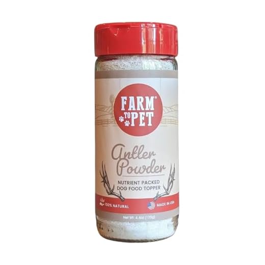 Farm To Pet - Dry Dog Food Toppers - 4.4 oz Elk Antler Meal Toppers for Dogs, Single Ingredient, All Natural, Healthy for Small, Medium, Large Breeds, and Puppies (Made in The USA)