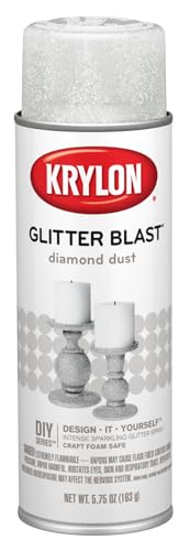 Krylon K03804A00 Glitter Blast Glitter Spray Paint for...