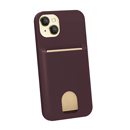 LUPA Legacy iPhone 13 Case Wallet - Case with Card Holder - [Protective + Durable] for Women and Men - iPhone 13 Flip Cell Phone case - Folio Credit Cover - Royal Burgundy