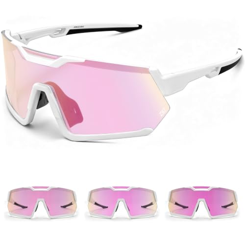 Image of Photochromic Z87 Safety Sports Sunglasses for Men Women, ANSI Z87 TR90 Frame UV400 Protection for Running Cycling