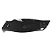 Kershaw Induction Pocket Knife (1905); Black 3.1 Inch Drop Point Blade with 8Cr13MoV Stainless Steel; Includes SpeedSafe Assisted Opening, Flipper, Hawk Lock, and Reversible Pocket Clip