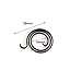 heyous 5pcs Torsion Return Springs Black Turn Replacement Spring for The Door Handle