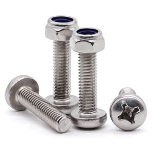 Miniatura 5 de Glvaner (30 juegos) Tornillo de máquina de cabeza plana M5-0.031 x 1.181 in y tuercas hexagonales M5-0.031 in acero inoxidable 304 18-8 rosca