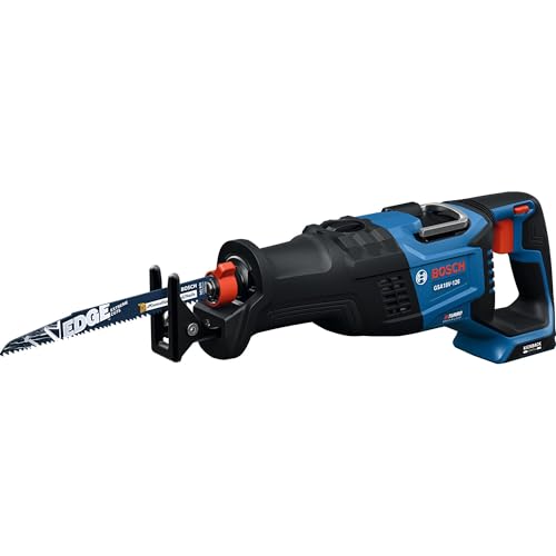 Image of BOSCH GSA18V-126N PROFACTOR 18V Reciprocating Saw - 1-1 /4 inch Stroke, 0-3000 SPM, BITURBO Brushless, KickBack Control, 6 Speed Settings, Tool-Free Blade Change (Bare Tool)