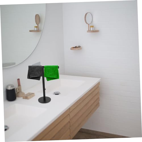 Toallero de acero inoxidable de pie para un baño ordenado y libre de humedades 7