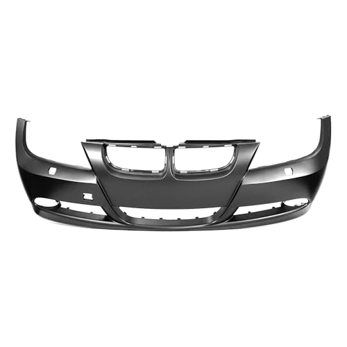 Image of FitParts Compatible with BMW 3 series 2006-2008 Front Bumper Cover | Primed, With Fog Light Holes, Ready to Paint, OEM 51117170052, BM1000179