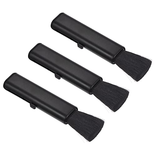 sourcing map 3 Stück Tastatur Reinigungsbürste Teleskop Fensternut für Laptop Computer Fenster Schwarz