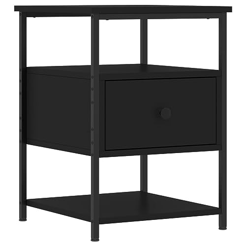 Table d'appoint avec rangement et pieds réglables lot de 2 - 2