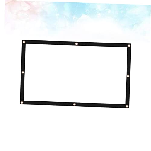 Écran de projection portable blanc Uonlytech format 16:9 pour projecteur salon - 3