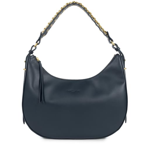 Grand sac hobo bleu foncé Aria Lancaster pour le bureau et les sorties