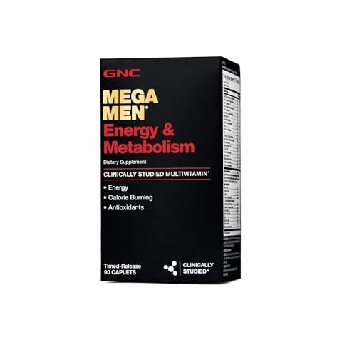 GNC Mega Men Energy Metabolism 90 Caplets Cover
