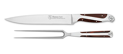 German Forged Carving Knife and Fork Set - Image 5