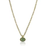 Luminava - Green Jade Necklace (Gold)