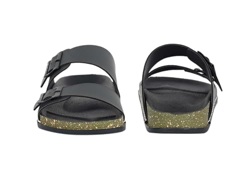 Image of AADI Men's Synthetic Leather Lightweight Comfortable Indoor Outdoor Daily Use Casual Slides /Slippers /Sandals /Floaters