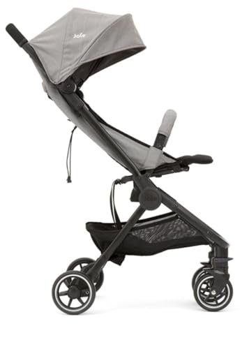 Joie 'Pact Lite' City kinderwagen grijs flanel met regenhoes en reistas - Afbeelding 4