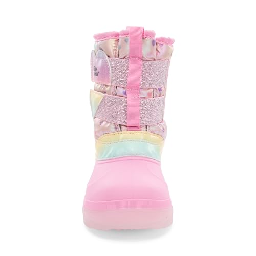 Western Chief Kids Denali Lighted Faux Fur Cold Weather Boots – Waterproof Snow Boots with Reflective Glitter, Warm and Cozy Winter Boots for Toddlers and Kids4