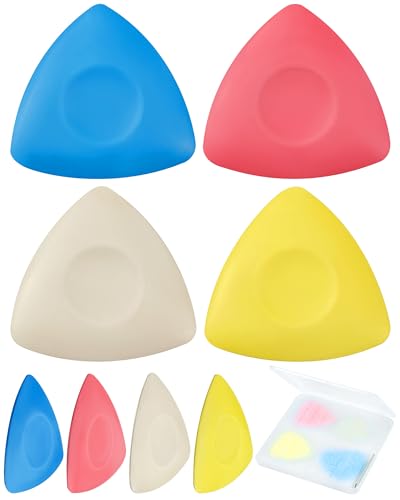 FIVEIZERO 4Pcs Tailors Chalk Triangle Sewing Chalk for Fabric Fabric Markers for Quilting Tailoring and DIY Crafts